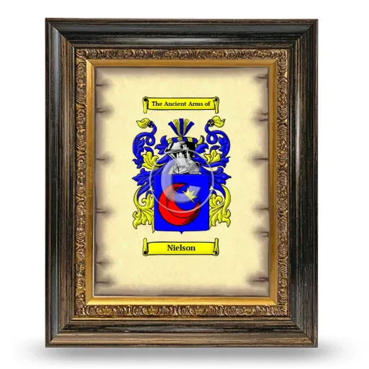 Nielson Coat of Arms Framed - Heirloom