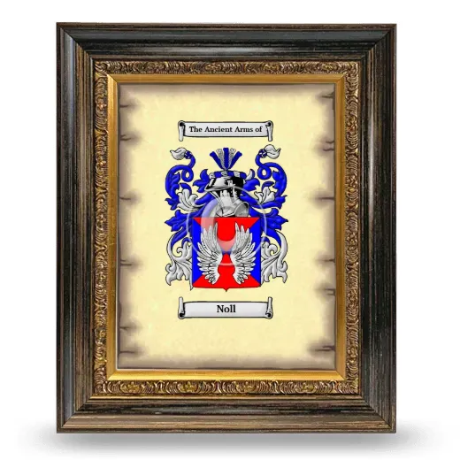 Noll Coat of Arms Framed - Heirloom