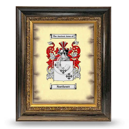 Northcutt Coat of Arms Framed - Heirloom