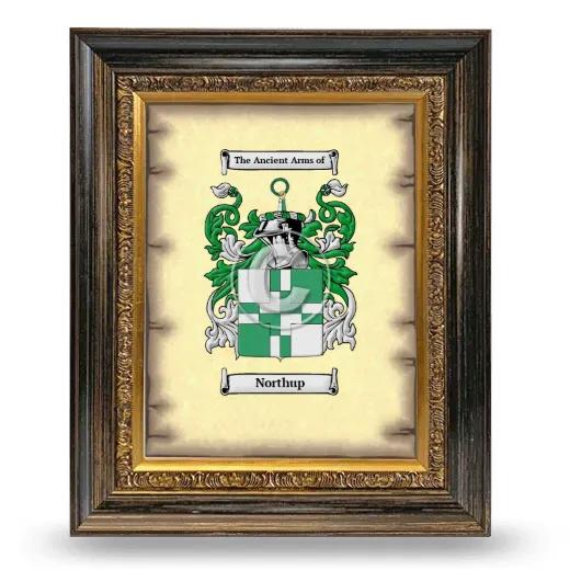 Northup Coat of Arms Framed - Heirloom