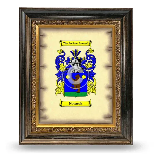 Novacek Coat of Arms Framed - Heirloom