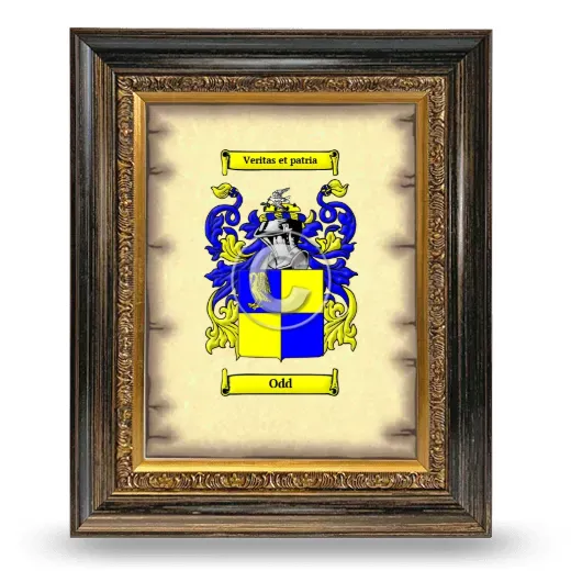 Odd Coat of Arms Framed - Heirloom
