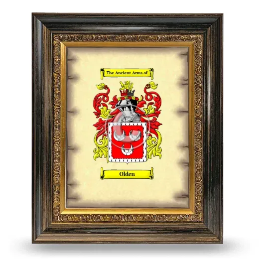 Olden Coat of Arms Framed - Heirloom