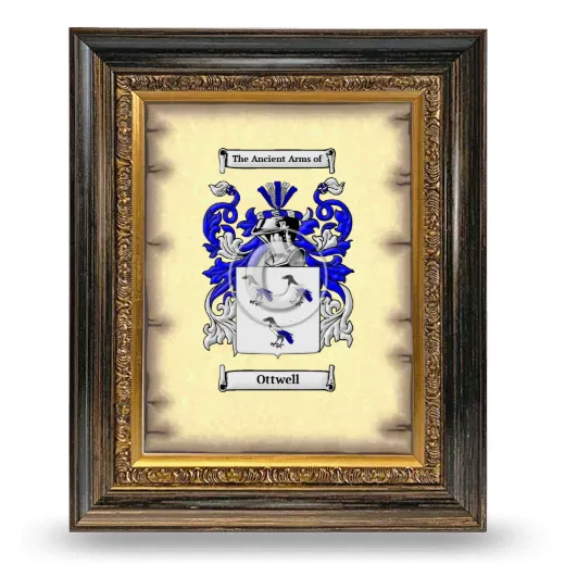 Ottwell Coat of Arms Framed - Heirloom