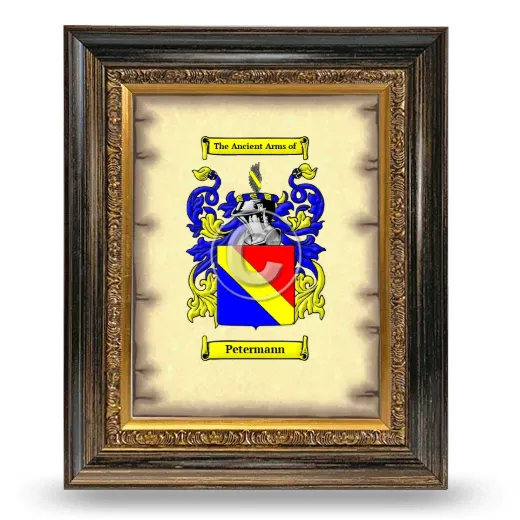 Petermann Coat of Arms Framed - Heirloom