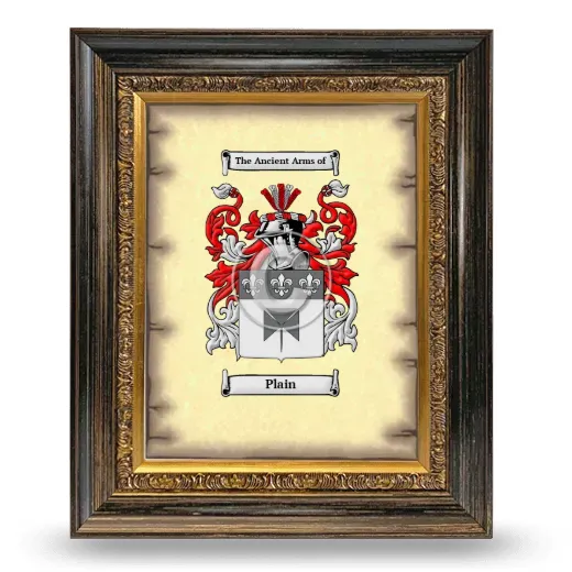 Plain Coat of Arms Framed - Heirloom