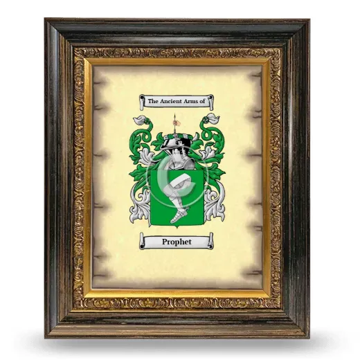 Prophet Coat of Arms Framed - Heirloom