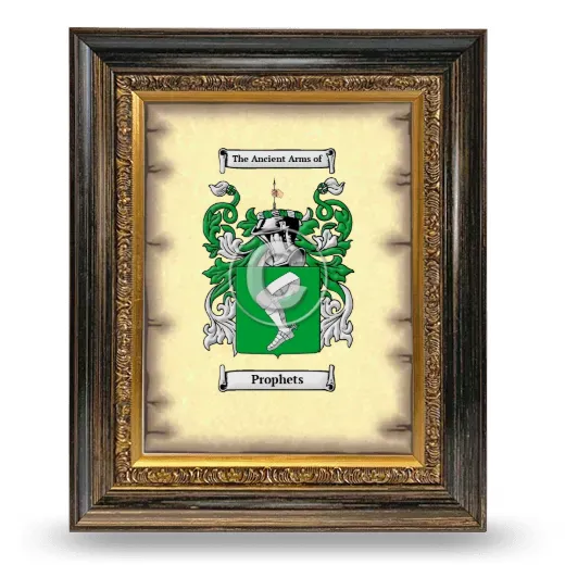 Prophets Coat of Arms Framed - Heirloom