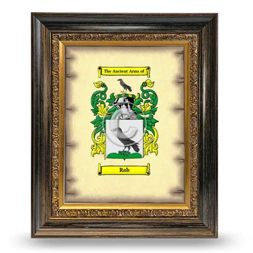 Rab Coat of Arms Framed - Heirloom