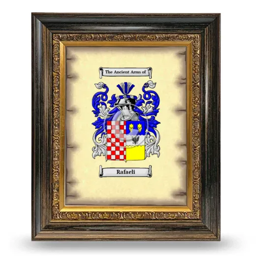 Rafaeli Coat of Arms Framed - Heirloom