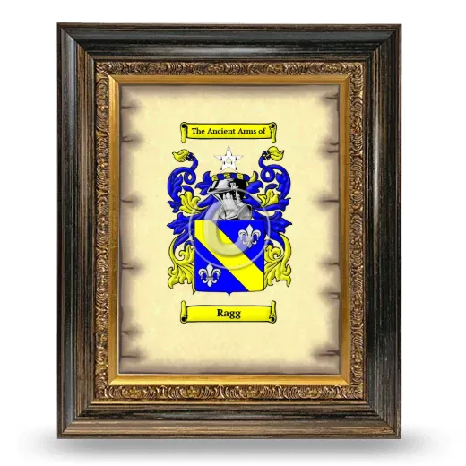 Ragg Coat of Arms Framed - Heirloom