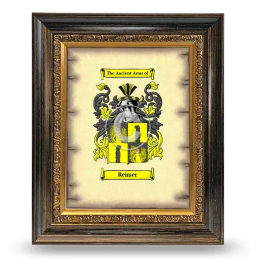 Reimer Coat of Arms Framed - Heirloom