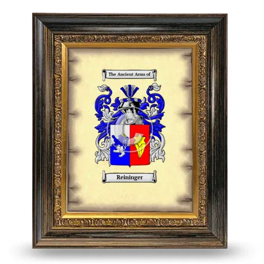 Reininger Coat of Arms Framed - Heirloom