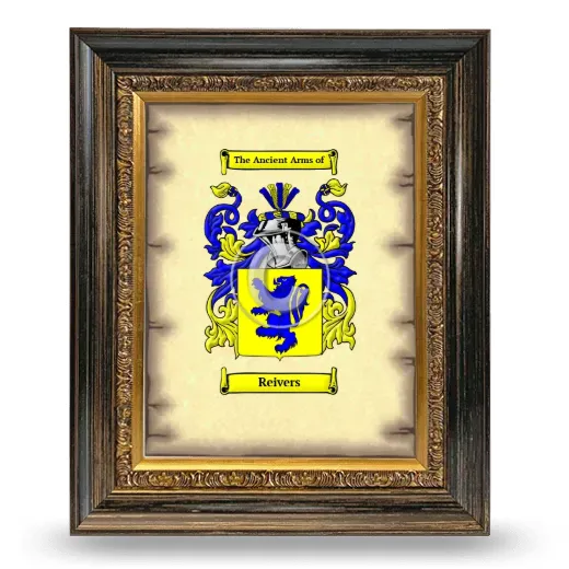 Reivers Coat of Arms Framed - Heirloom