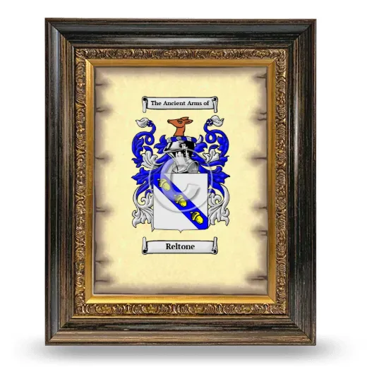 Reltone Coat of Arms Framed - Heirloom