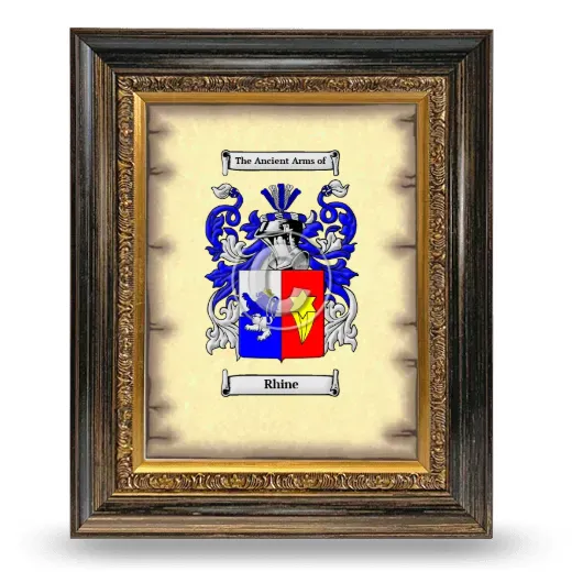 Rhine Coat of Arms Framed - Heirloom