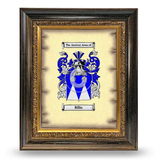 Rilin Coat of Arms Framed - Heirloom