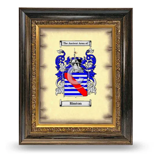 Rimton Coat of Arms Framed - Heirloom