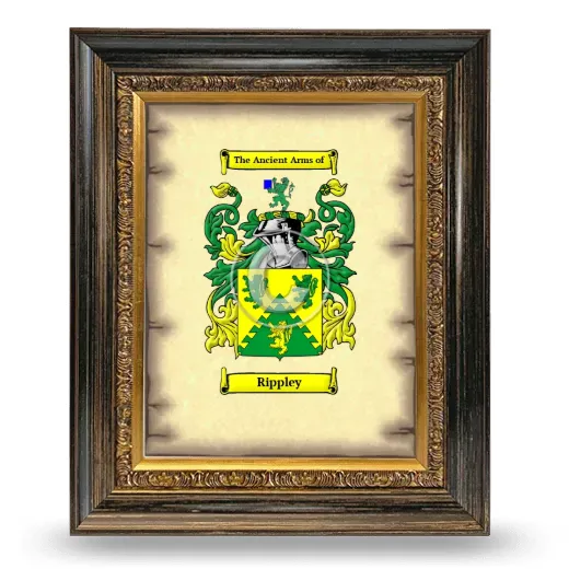 Rippley Coat of Arms Framed - Heirloom