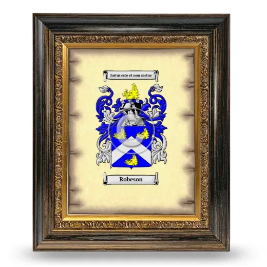 Robeson Coat of Arms Framed - Heirloom
