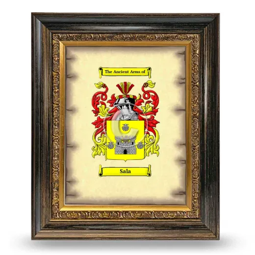 Sala Coat of Arms Framed - Heirloom