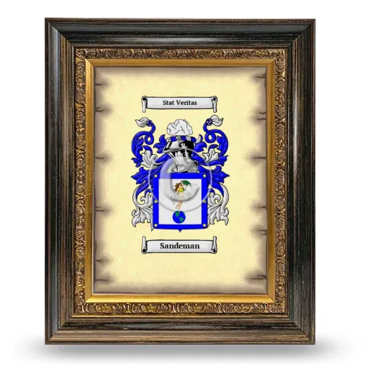 Sandeman Coat of Arms Framed - Heirloom