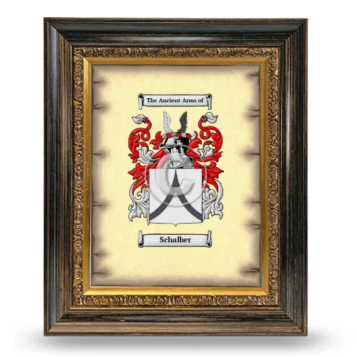 Schalber Coat of Arms Framed - Heirloom