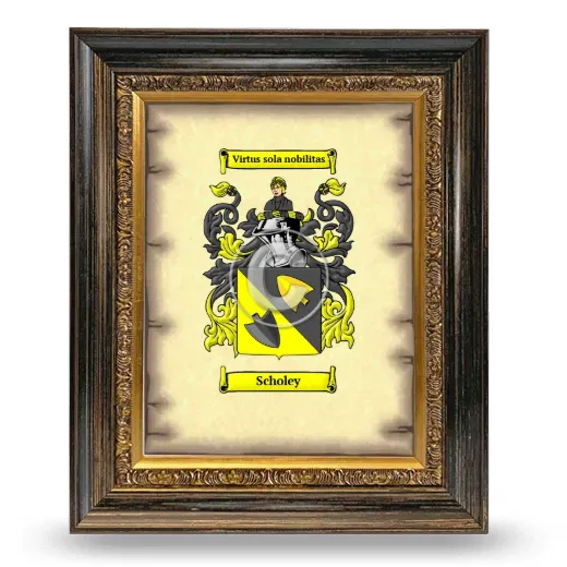 Scholey Coat of Arms Framed - Heirloom