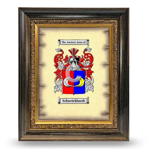 Schweickhardt Coat of Arms Framed - Heirloom