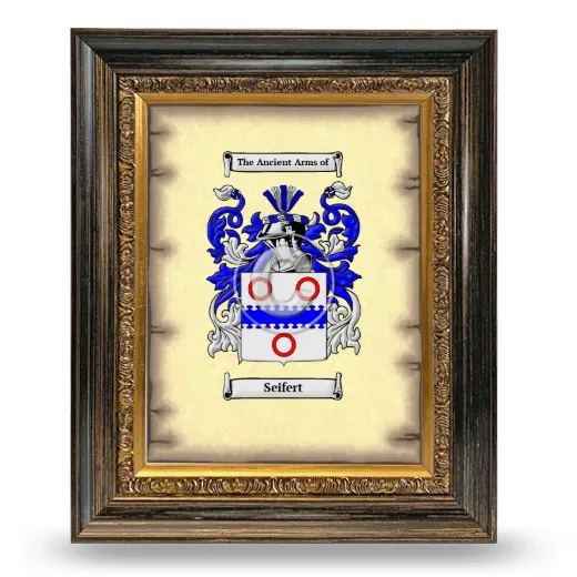 Seifert Coat of Arms Framed - Heirloom