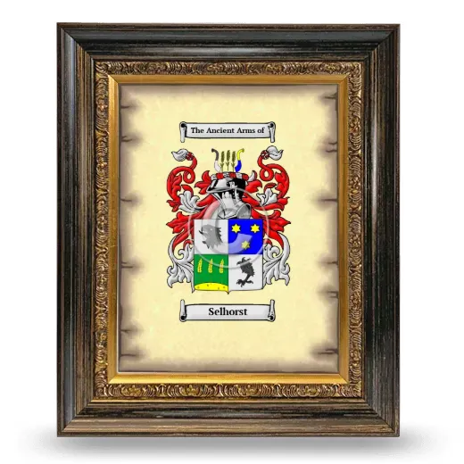 Selhorst Coat of Arms Framed - Heirloom