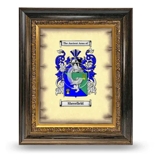 Sherefield Coat of Arms Framed - Heirloom