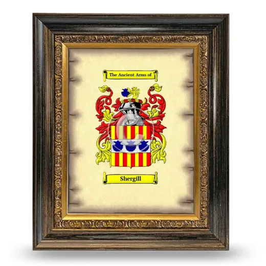 Shergill Coat of Arms Framed - Heirloom