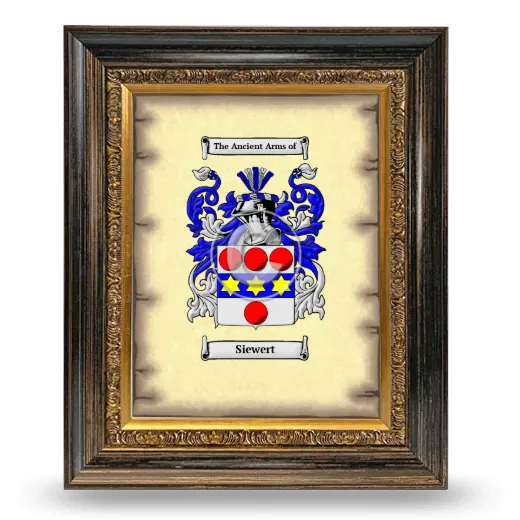 Siewert Coat of Arms Framed - Heirloom