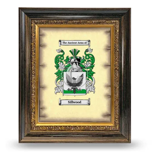 Sillwood Coat of Arms Framed - Heirloom