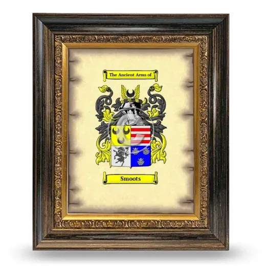 Smoots Coat of Arms Framed - Heirloom