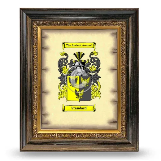 Standard Coat of Arms Framed - Heirloom