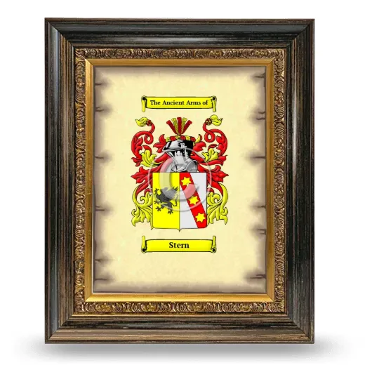 Stern Coat of Arms Framed - Heirloom
