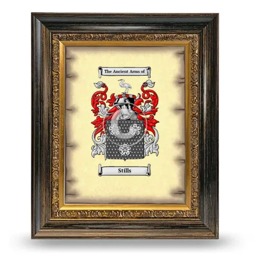 Stills Coat of Arms Framed - Heirloom