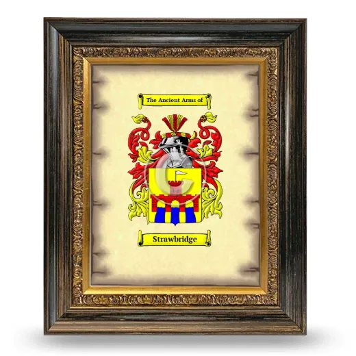 Strawbridge Coat of Arms Framed - Heirloom
