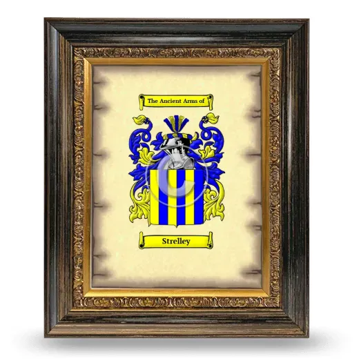 Strelley Coat of Arms Framed - Heirloom