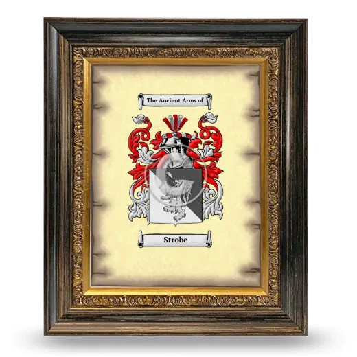 Strobe Coat of Arms Framed - Heirloom