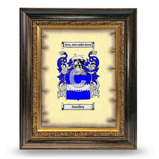 Swalley Coat of Arms Framed - Heirloom