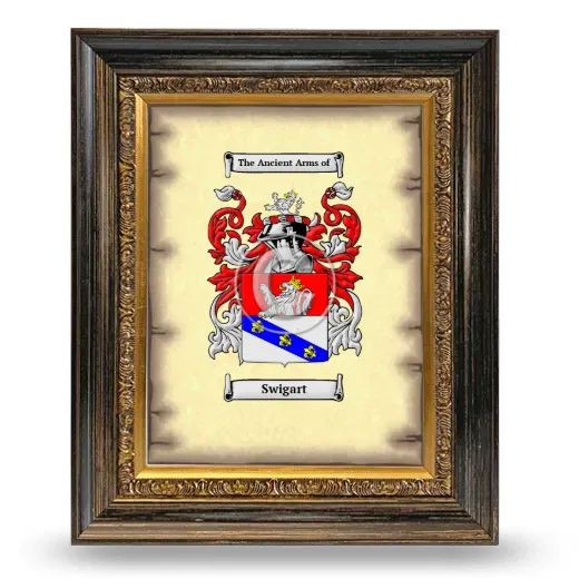 Swigart Coat of Arms Framed - Heirloom