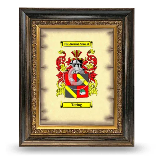 Töring Coat of Arms Framed - Heirloom