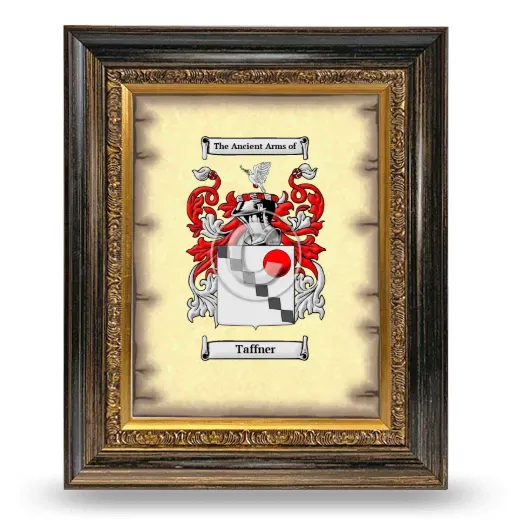 Taffner Coat of Arms Framed - Heirloom