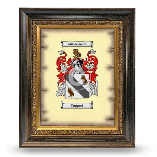 Taggert Coat of Arms Framed - Heirloom