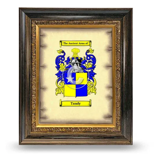Tandy Coat of Arms Framed - Heirloom