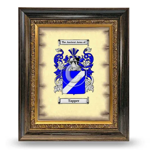 Tapper Coat of Arms Framed - Heirloom