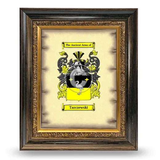 Tarczewski Coat of Arms Framed - Heirloom
